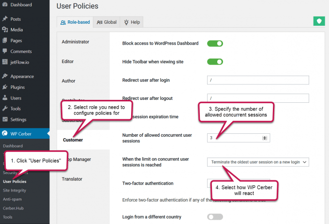 How To Limit The Number Of Concurrent User Sessions In WordPress 