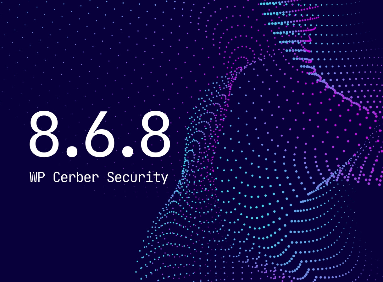 WordPress Cerber Security 8.6.8