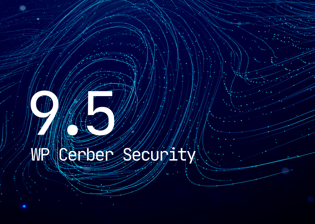 WP Cerber Security 9.5 - advanced firewall for WordPress
