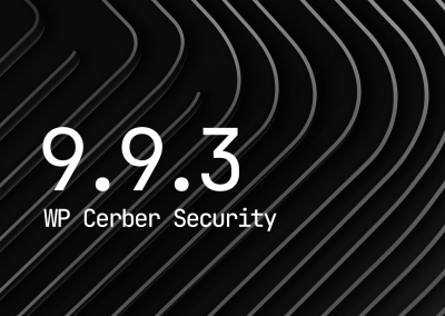 WP Cerber Security 9.9.3