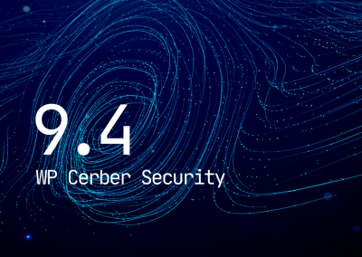 WP Cerber Security 9.4