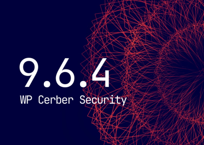 WP Cerber Security 9.6.4