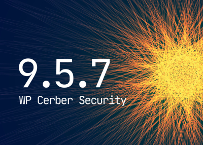 WP Cerber Security 9.5.7
