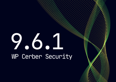 WP Cerber Security 9.6.1