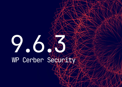 WP Cerber Security 9.6.3